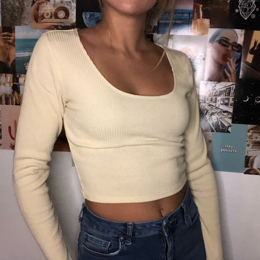 Crop top long sleeve